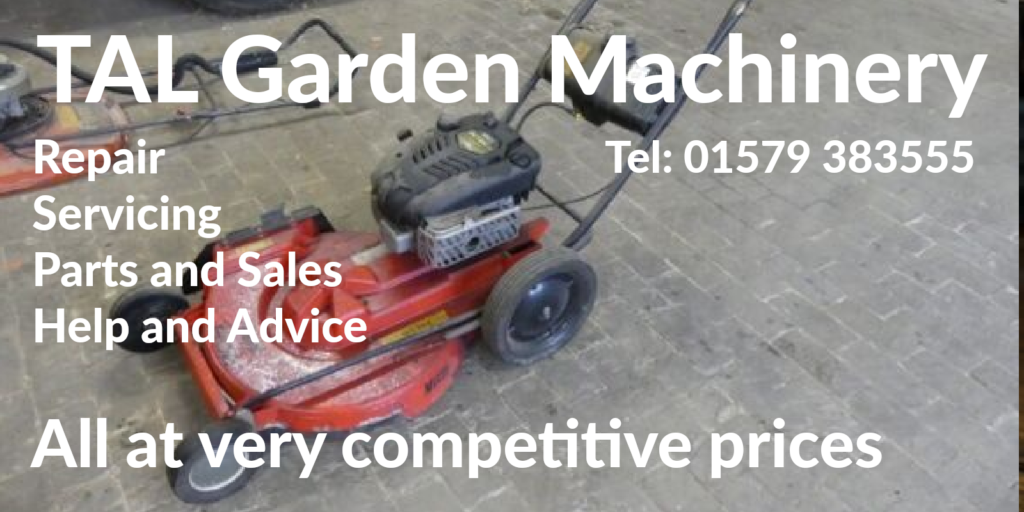 Garden Machinery PL21 area Plymouth area TAL Garden Machinery Devon